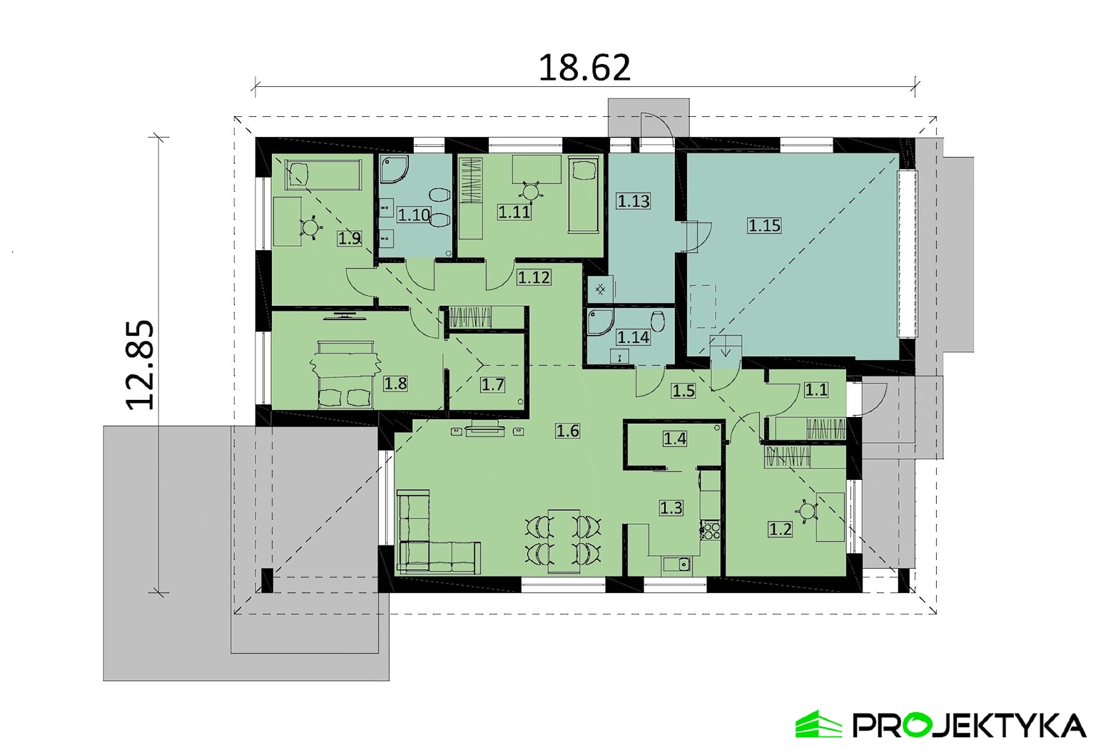 Rzut - zdjęcie od PROJEKTYKA - Homebook