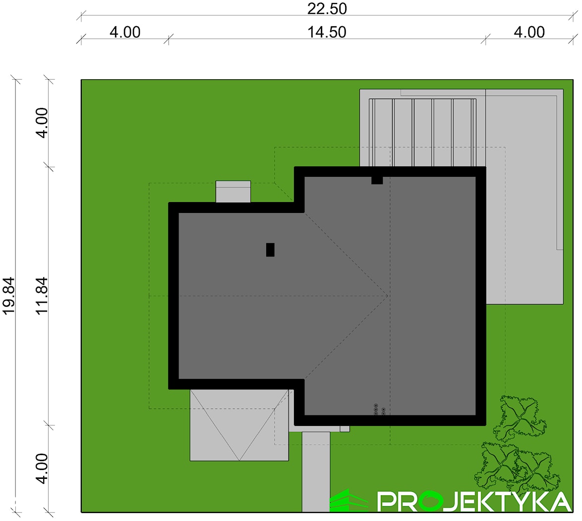 Plan sytuacyjny - zdjęcie od PROJEKTYKA - Homebook