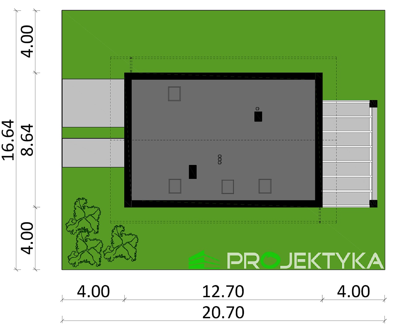 Plan sytuacyjny - zdjęcie od PROJEKTYKA - Homebook