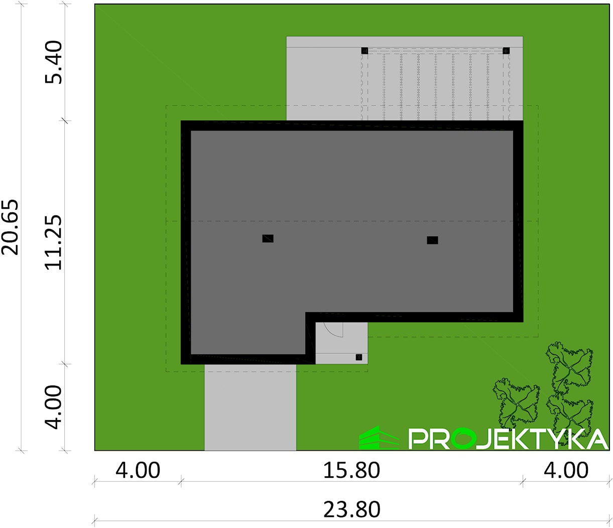 Plan sytuacyjny - zdjęcie od PROJEKTYKA - Homebook