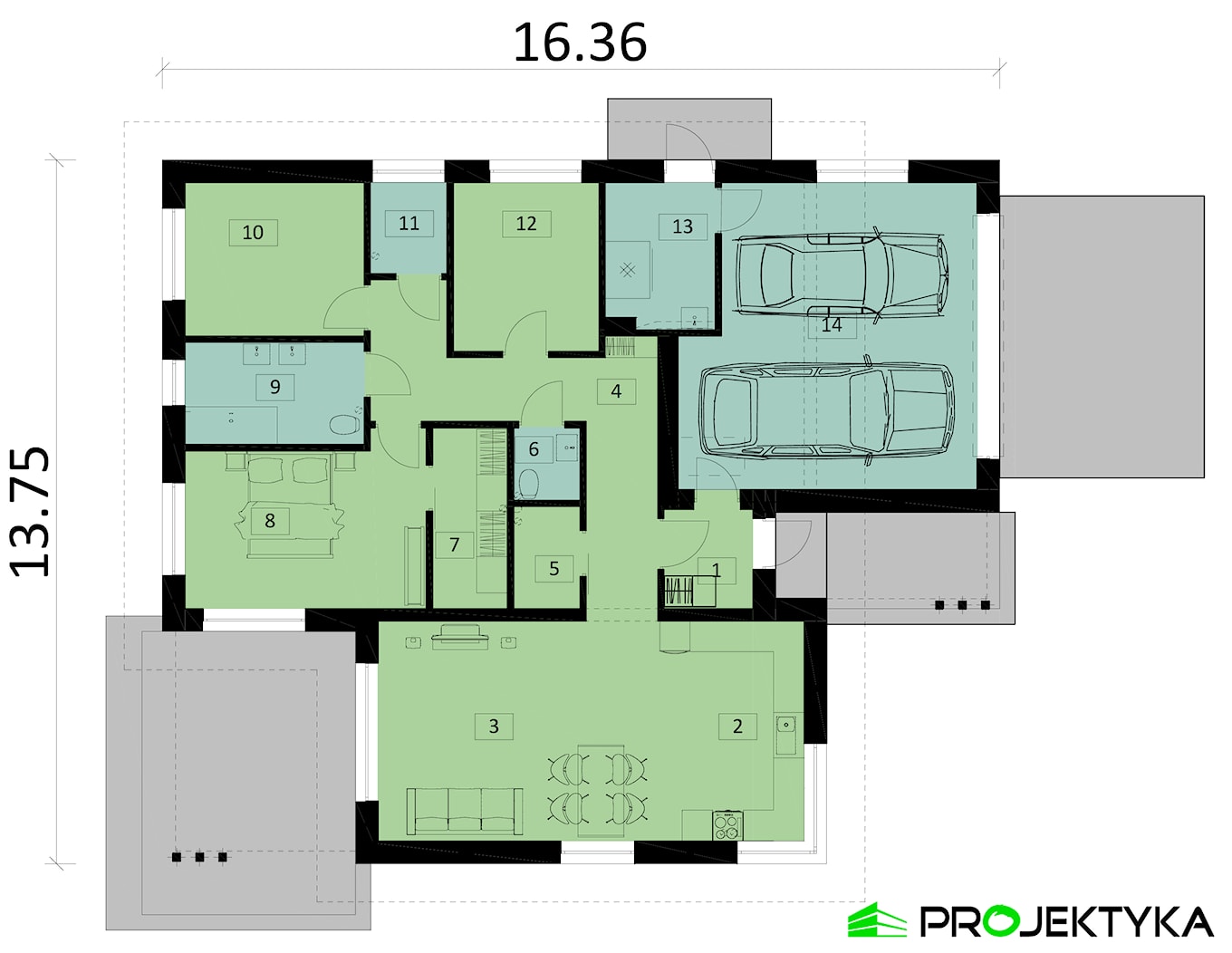 Rzut - zdjęcie od PROJEKTYKA - Homebook