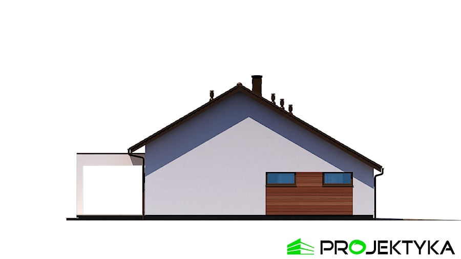 Elewacja prawa - zdjęcie od PROJEKTYKA