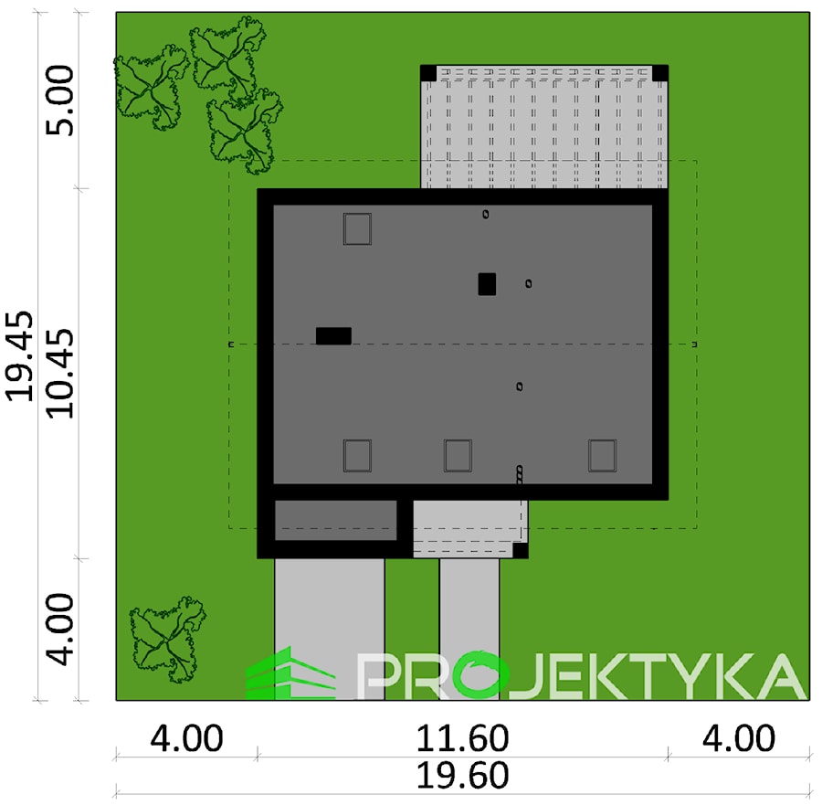 Plan sytuacyjny - zdjęcie od PROJEKTYKA