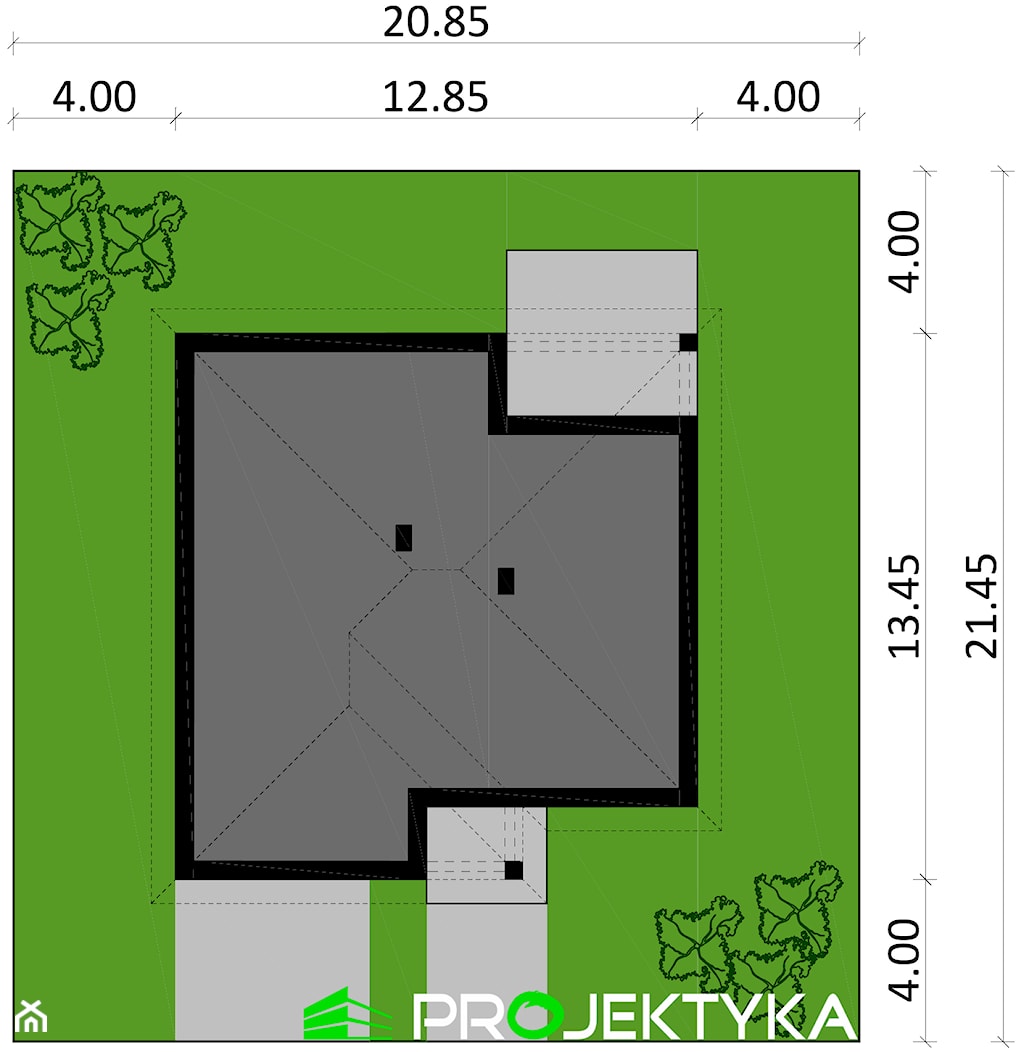 Plan sytuacyjny - zdjęcie od PROJEKTYKA - Homebook