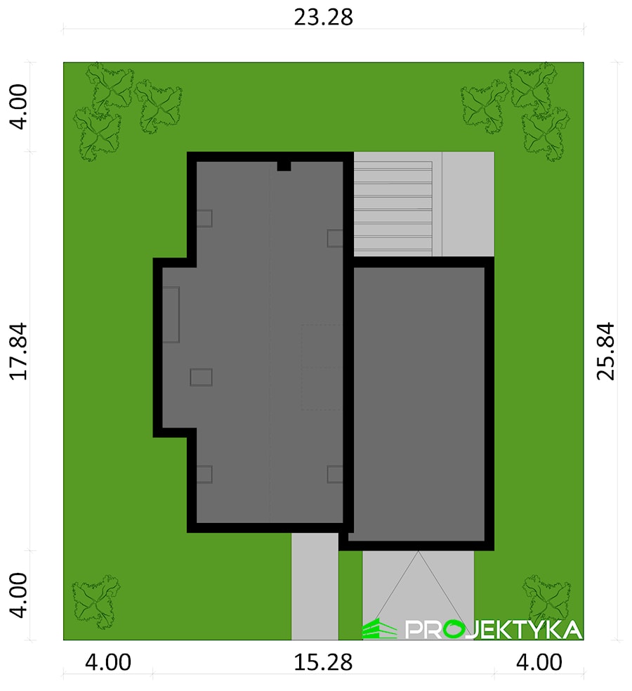 Plan sytuacyjny - zdjęcie od PROJEKTYKA