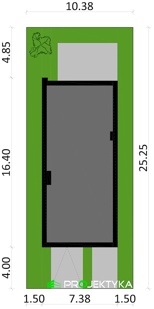 Plan sytuacyjny - zdjęcie od PROJEKTYKA - Homebook