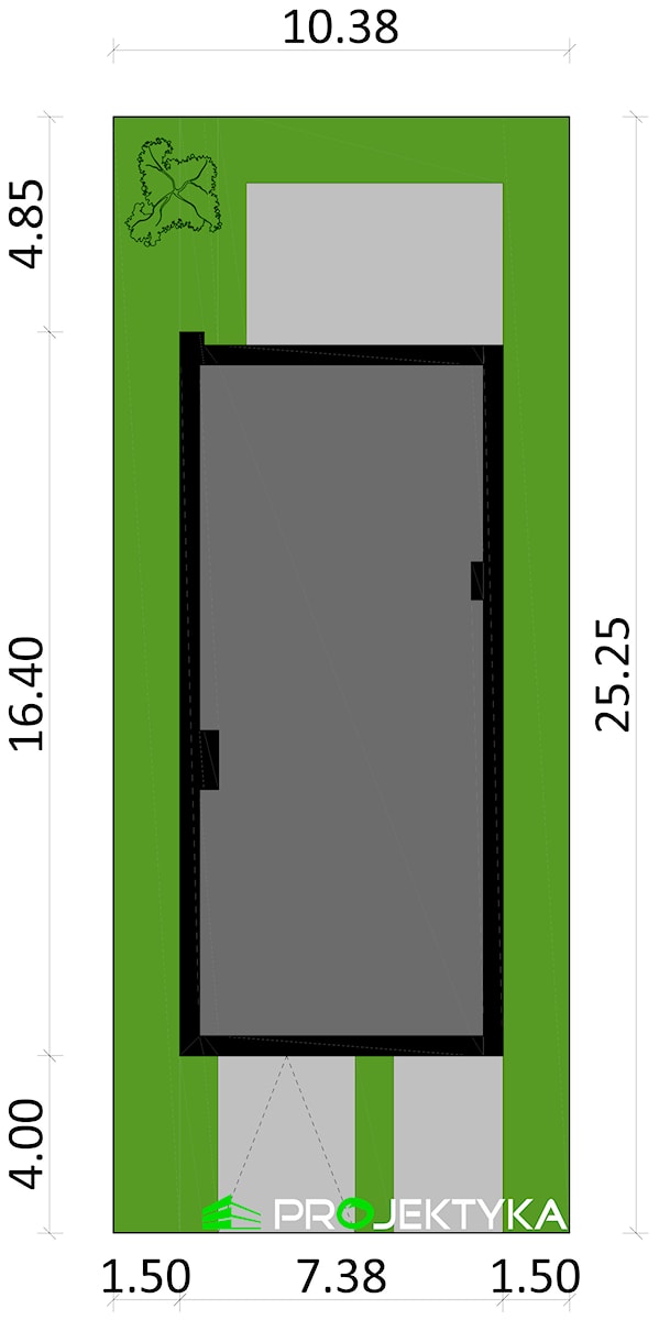 Plan sytuacyjny - zdjęcie od PROJEKTYKA