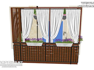 Balkony i tarasy - Taras, styl skandynawski - zdjęcie od Garden-Art Pracownia Sztuki Ogrodowej Agnieszka Erbel
