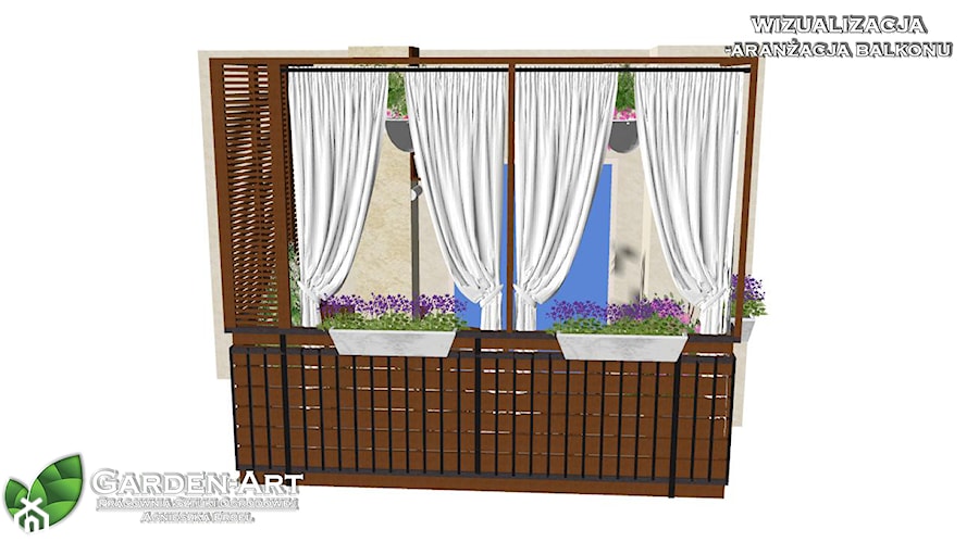 Balkony i tarasy - Taras, styl skandynawski - zdjęcie od Garden-Art Pracownia Sztuki Ogrodowej Agnieszka Erbel