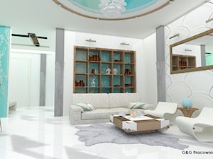 Apartament w Kołobrzegu - Salon, styl glamour - zdjęcie od G&G Pracownia Projektowa
