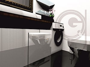 Projekt nowoczesnej łazienki. - Łazienka, styl glamour - zdjęcie od G&G Pracownia Projektowa