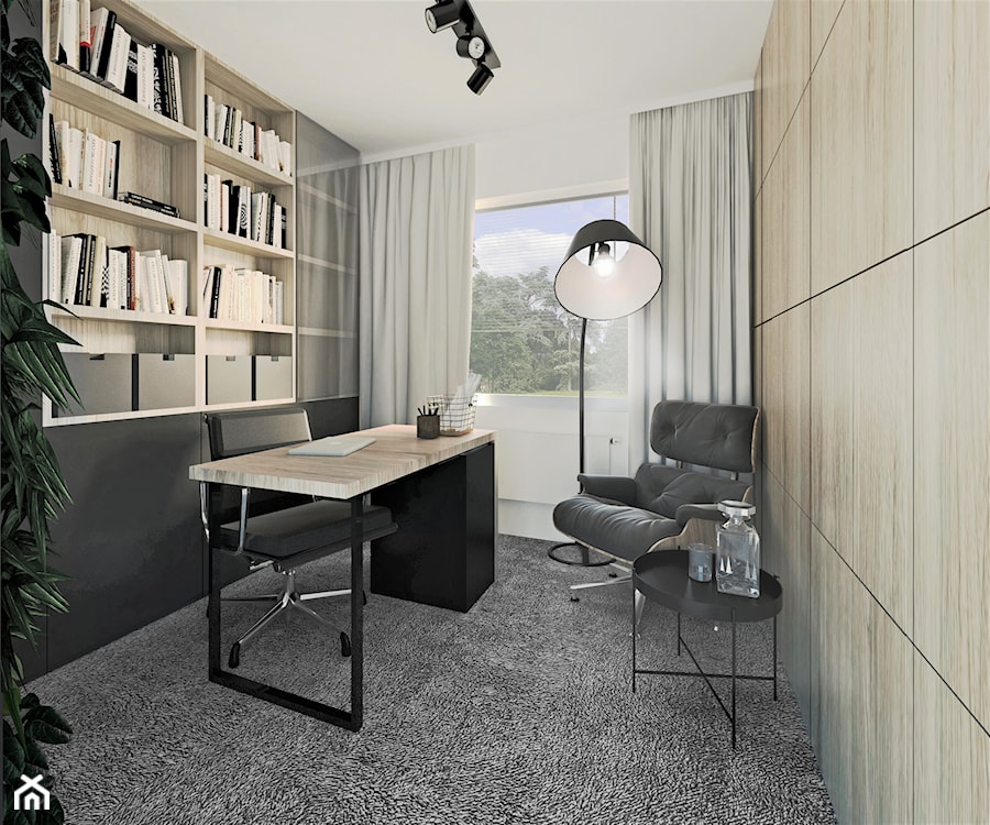 Domowe biuro - zdjęcie od Projekty Wnętrz KOZAK