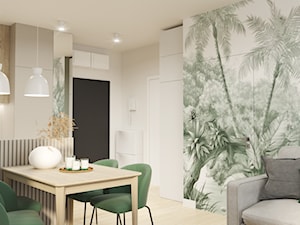 Mieszkanie boho na wynajem - Salon, styl nowoczesny - zdjęcie od Projekty Wnętrz KOZAK