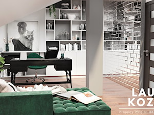 Domowa biblioteczka - Biuro, styl nowoczesny - zdjęcie od Projekty Wnętrz KOZAK