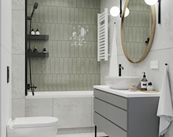 Łazienka w odcieniach szarości - zdjęcie od Projekty Wnętrz KOZAK - Homebook