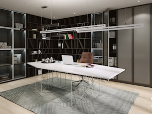 Biuro - Średnie biuro, styl nowoczesny - zdjęcie od Komandor - Wnętrza z Charakterem