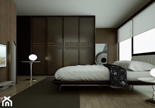 Sypialnia KOMANDOR - Duża sypialnia, styl nowoczesny - zdjęcie od Komandor - Wnętrza z Charakterem