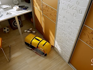 Komandor – pokój młodzieżowy z szafą, biurkiem, półkami i łóżkiem - zdjęcie od Komandor - Wnętrza z Charakterem