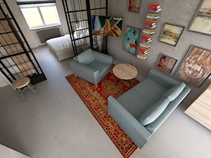 Z loftową nutą - Salon - zdjęcie od Mirage Studio