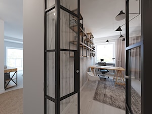 W klimacie białych cegieł - Biuro, styl skandynawski - zdjęcie od Mirage Studio