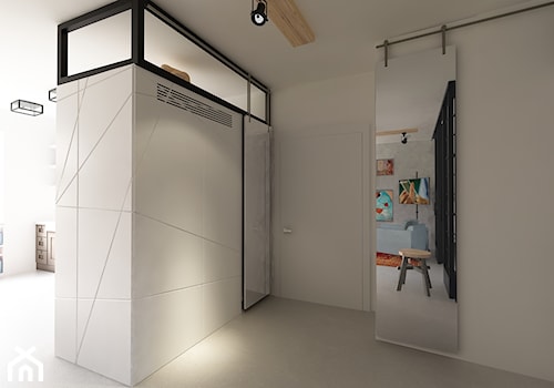 Z loftową nutą - Hol / przedpokój, styl industrialny - zdjęcie od Mirage Studio