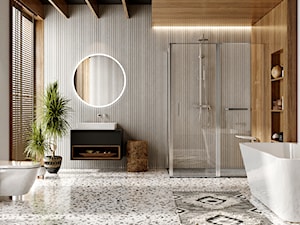 Aranżacje małej i dużej łazienki - Łazienka, styl nowoczesny - zdjęcie od EXCELLENT