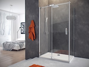 Kabiny i parawany - Średnia łazienka, styl nowoczesny - zdjęcie od EXCELLENT