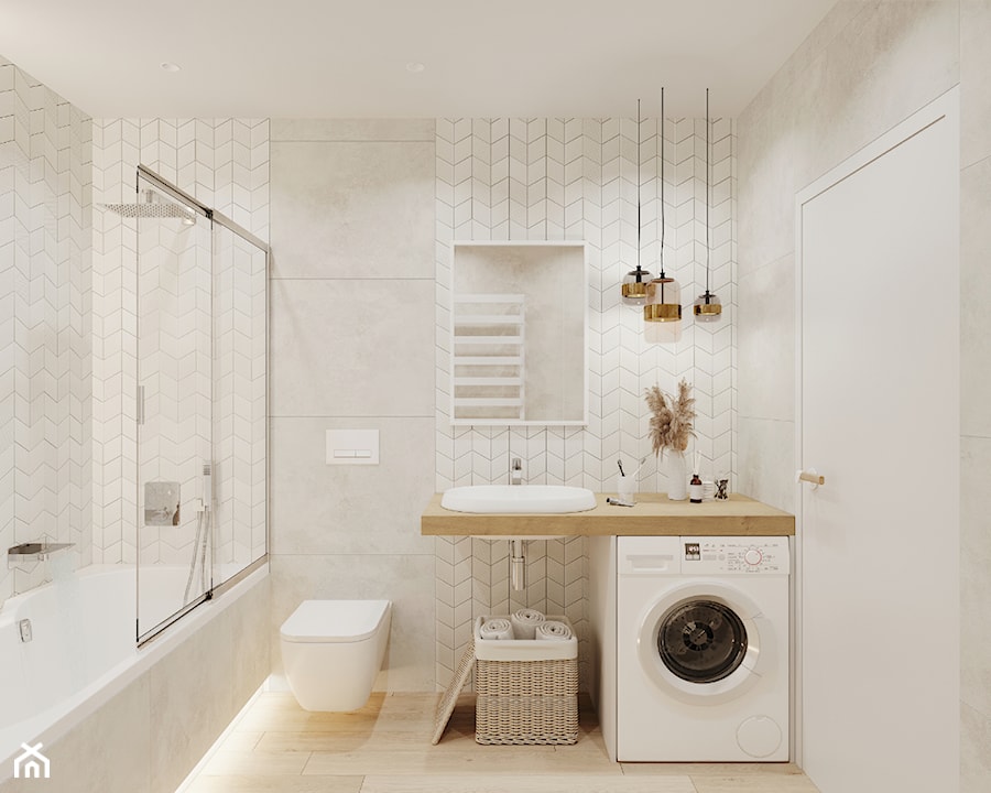Aranżacje małej i dużej łazienki - Łazienka, styl skandynawski - zdjęcie od EXCELLENT