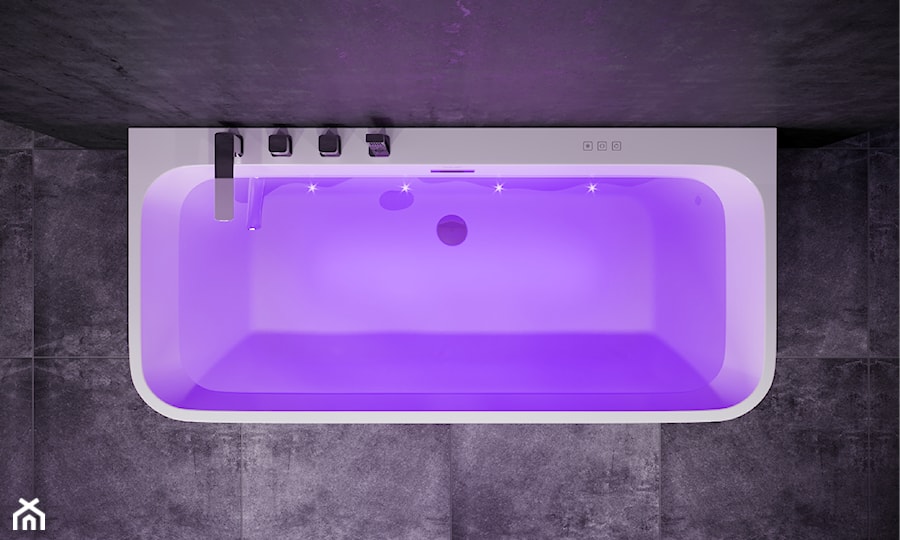Wanna Lila 2.0 przyścienna z podwodnym oświetleniem-fiolet - zdjęcie od EXCELLENT