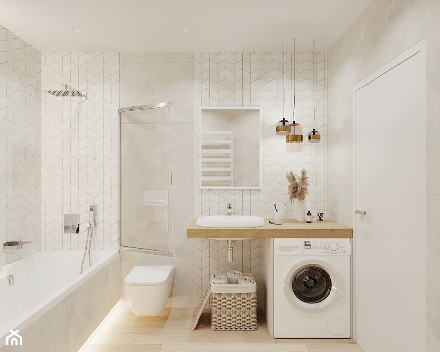 Aranżacje małej i dużej łazienki - Łazienka, styl skandynawski - zdjęcie od EXCELLENT