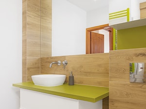 Zielona łazienka - Łazienka, styl nowoczesny - zdjęcie od Aleksandra Herrmann
