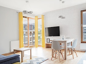 Apartament Gdańsk - Salon, styl minimalistyczny - zdjęcie od Aleksandra Herrmann