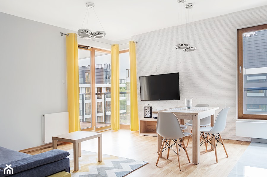 Apartament Gdańsk - Salon, styl minimalistyczny - zdjęcie od Aleksandra Herrmann