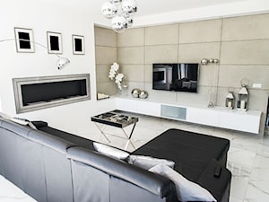 Salon, styl glamour - zdjęcie od Morgan Interior Design