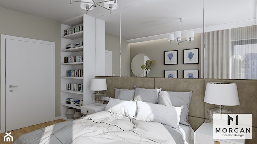 Sypialnia, styl glamour - zdjęcie od Morgan Interior Design