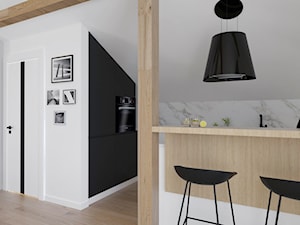 mieszkanie na poddaszu - Kuchnia, styl nowoczesny - zdjęcie od BRight Studio