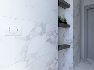 projekt mieszkania - Średnia łazienka, styl nowoczesny - zdjęcie od BRight Studio