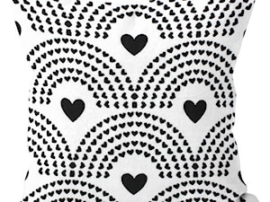 Miękka designerska Poszewka CUPID Black&White 40x40 - zdjęcie od Homello