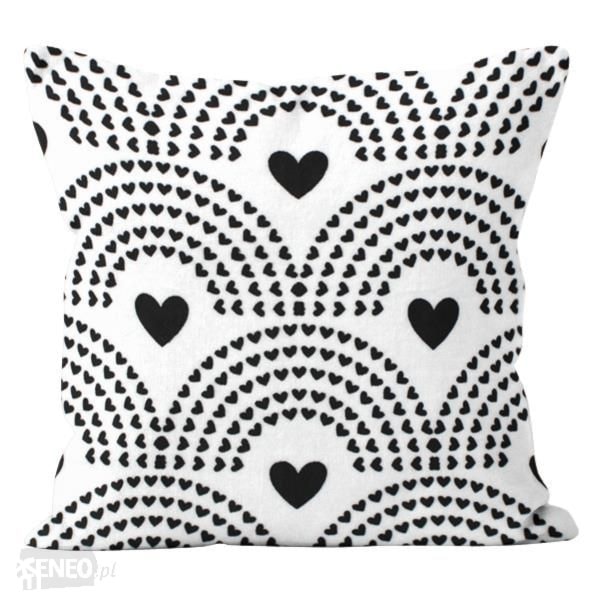 Miękka designerska Poszewka CUPID Black&White 40x40 - zdjęcie od Homello - Homebook