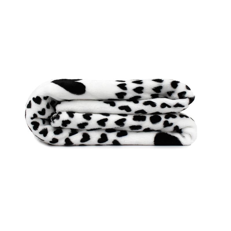 Ciepły designerski Koc CUPID Black&White 150x200 - zdjęcie od Homello - Homebook
