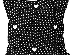 Miękka designerska Poszewka CUPID DOT Black&White 40x40 - zdjęcie od Homello