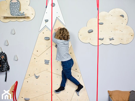 Aranżacje wnętrz - Pokój dziecka: Ścianka wspinaczkowa w kształcie góry - NUKI Wooden furniture designed for generations. Przeglądaj, dodawaj i zapisuj najlepsze zdjęcia, pomysły i inspiracje designerskie. W bazie mamy już prawie milion fotografii!