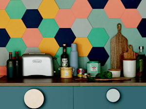 Panele dekoracyjne hexagon NUKI - zdjęcie od NUKI Wooden furniture designed for generations