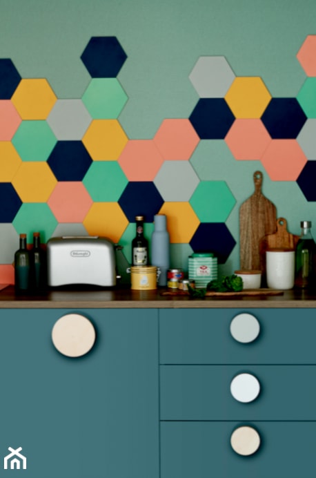 Panele dekoracyjne hexagon NUKI - zdjęcie od NUKI Wooden furniture designed for generations