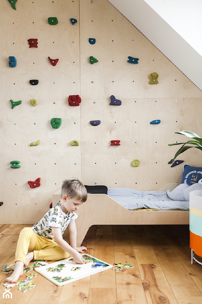 ścianka wspinaczkowa dla dzieci - zdjęcie od NUKI Wooden furniture designed for generations - Homebook