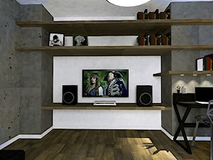 Mieszkanie pod Olsztynem - Salon, styl industrialny - zdjęcie od Projekt Wnętrze