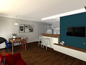 Mieszkanie Zamieniecka - Jadalnia, styl nowoczesny - zdjęcie od Studio-A Anna Wielgus