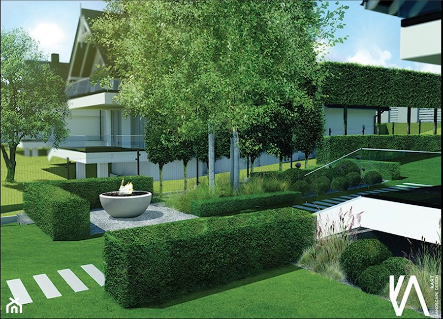 ogród nowoczesny pod Krakowem - Ogród, styl nowoczesny - zdjęcie od kart_landscapedesign