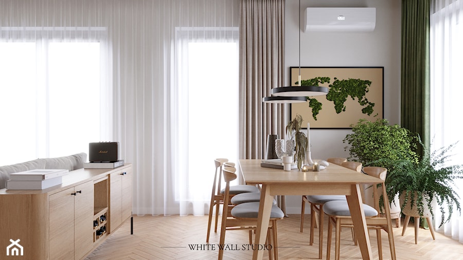 Przytulność w stylu Japandi - Jadalnia, styl minimalistyczny - zdjęcie od white wall studio