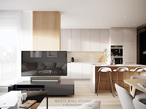 Mieszkanie z męskim akcentem - Kuchnia, styl nowoczesny - zdjęcie od white wall studio